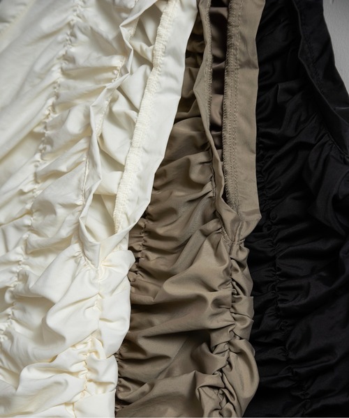 shirring hook sleeveless tops / シャーリングホックスリーブレストップス レディース lawgy shirring hook sleeveless tops / シャーリングホック