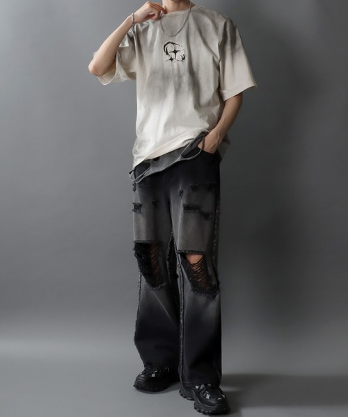 【美品】MOTHER ヴィンテージライクTシャツ　グレー kutir tシャツ VINTAGE LIKE RAGLAN TEE／ヴィンテージライク