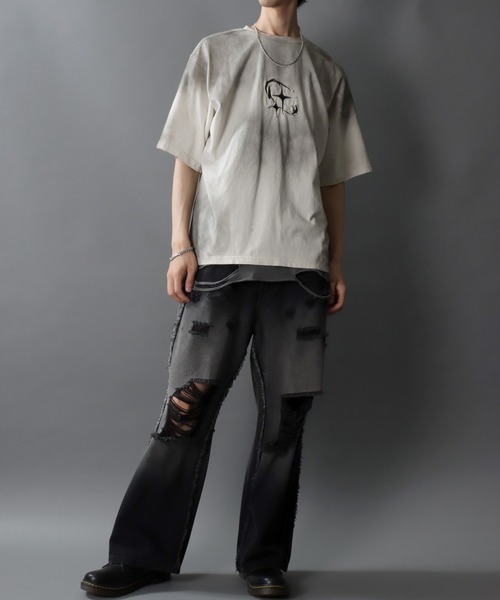 Ida ヴィンテージ ダークグレー 半袖Tシャツ オンライン 通販ファッション - Ida ヴィンテージ ダークグレー