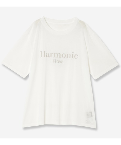 tシャツ 「接触冷感」シアーロゴTシャツ「Harmonic Flow」 レディース
