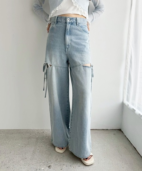 one after another NICE CLAUP ジーンズ デニム デニムパンツ SSサイズ