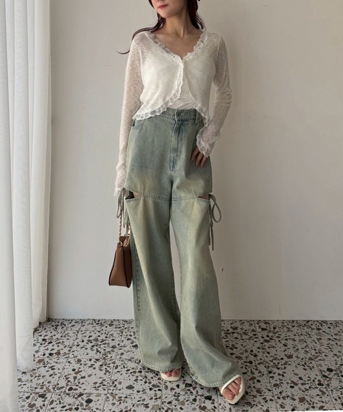 one after another NICE CLAUP ジーンズ デニム デニムパンツ SSサイズ