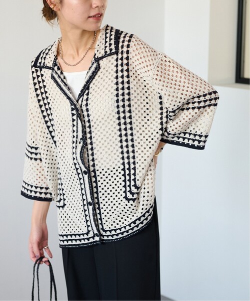 「JOURNAL STANDARD relume」 7分袖ブラウス FREE ベージュ レディース