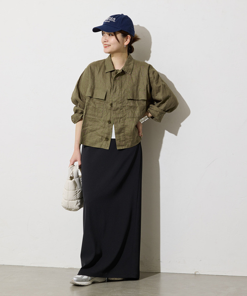 【ジャーナルスタンダードレサージュ/リモンタ】植物柄ロングスカート定価2.75万 美品》ジャーナルスタンダードレリューム 花柄 ロングスカート