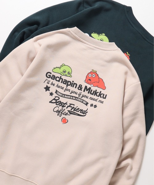 ALWAYS GOOD TIME トレーナー スウェット 「ガチャピンムック」裏起毛