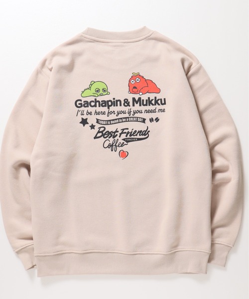 ご購入者様決定【ガチャピン】裏起毛トレーナー スウェット キャラクター ALWAYS GOOD TIME トレーナー スウェット 「ガチャピンムック」裏起毛