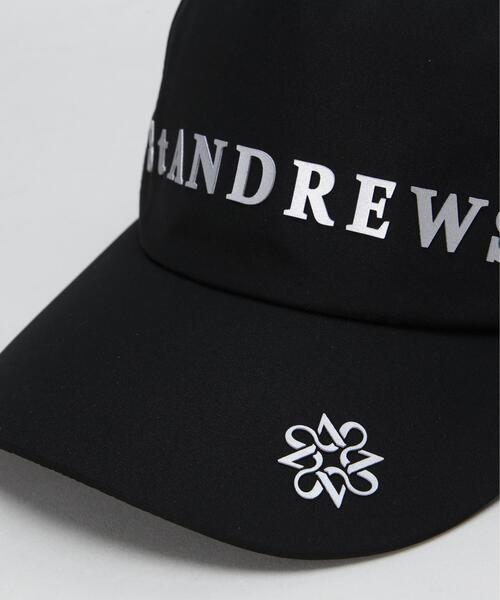 St ANDREWS キャップ 帽子 「St ANDREWS」ツイルロゴキャップ