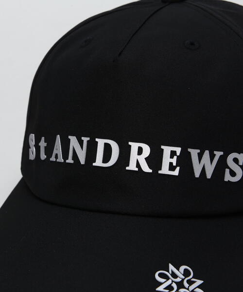 St ANDREWS キャップ 帽子 「St ANDREWS」ツイルロゴキャップ