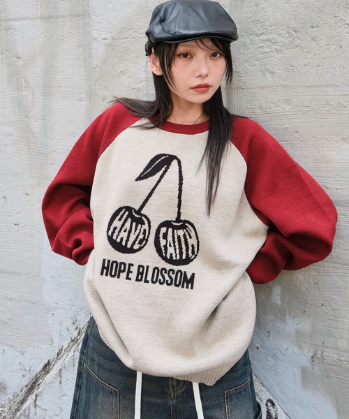 WEGO（ウィゴー） セーター ニット WEGO/ジャガードグラフィックプル
