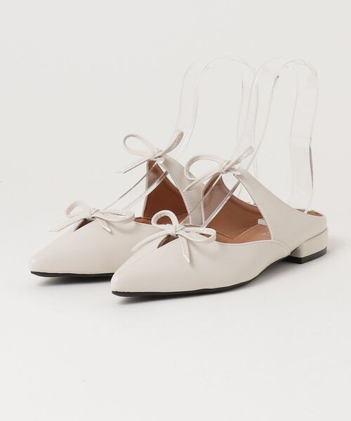 「THE YOn」 フラットサンダル 37 アイボリー レディース_画像2