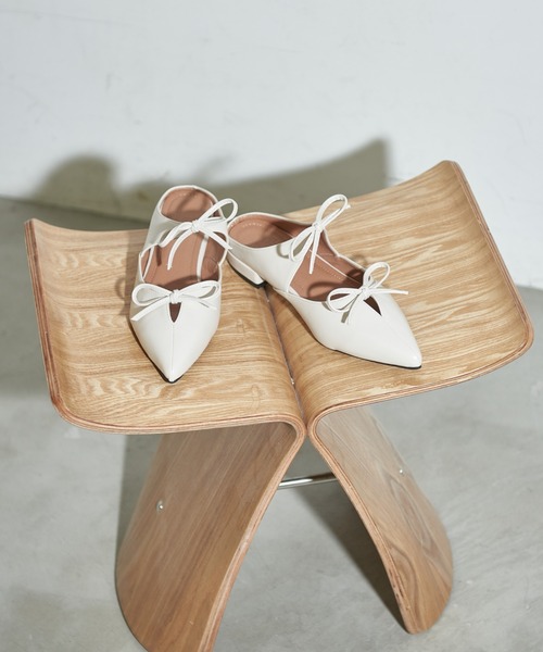 「THE YOn」 フラットサンダル 37 アイボリー レディース_画像5