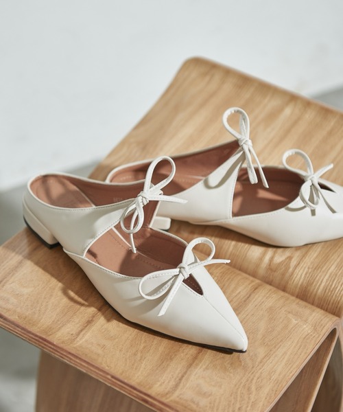 「THE YOn」 フラットサンダル 37 アイボリー レディース_画像6