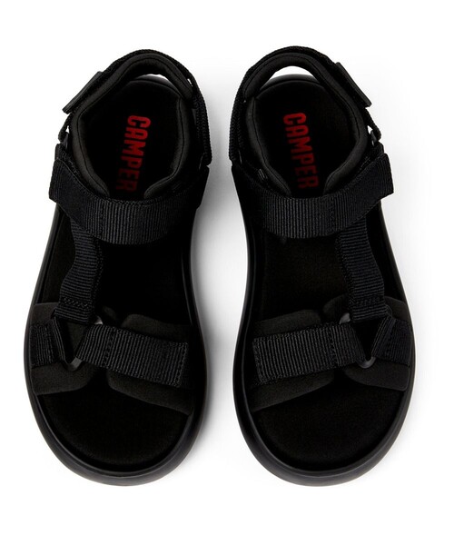 「CAMPER」 フラットサンダル 25.5cm ブラック レディース_画像4