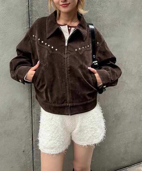 WHO'S WHO gallery（フーズフーギャラリー） ブルゾン アウター SUEDE