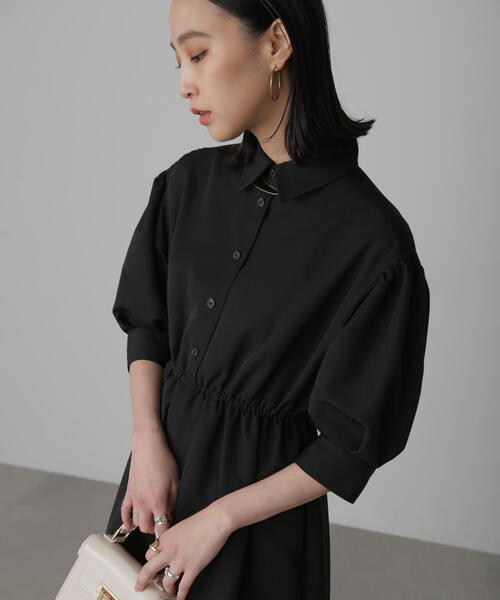 「FREE'S MART」 7分袖ワンピース SMALL ブルー レディース_画像8