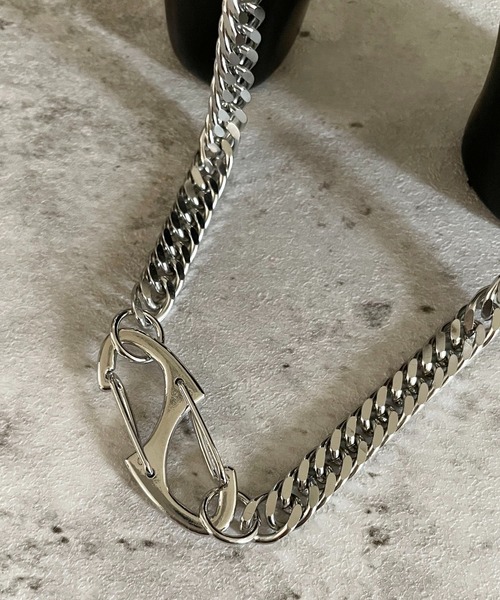 SPINNS（スピンズ） ネックレス シルバーチェーンネックレス/カラビナ