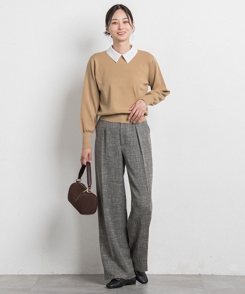 LAUTREAMONT（ロートレアモン） ワイドパンツ パンツ トリッカースラブ
