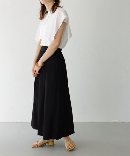 「HER CLOSET」 半袖カットソー M ホワイト レディース_画像5