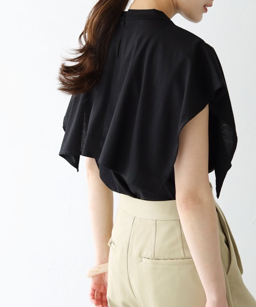 「HER CLOSET」 半袖カットソー M ホワイト レディース_画像8