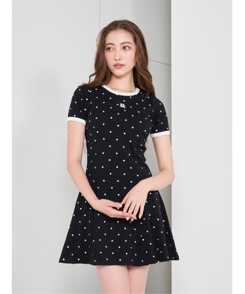 Darich（ダーリッチ） 半袖ワンピース - ブラック レディース