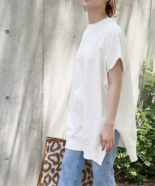 「Spick & Span」 半袖ニット - ブルー レディース_画像2