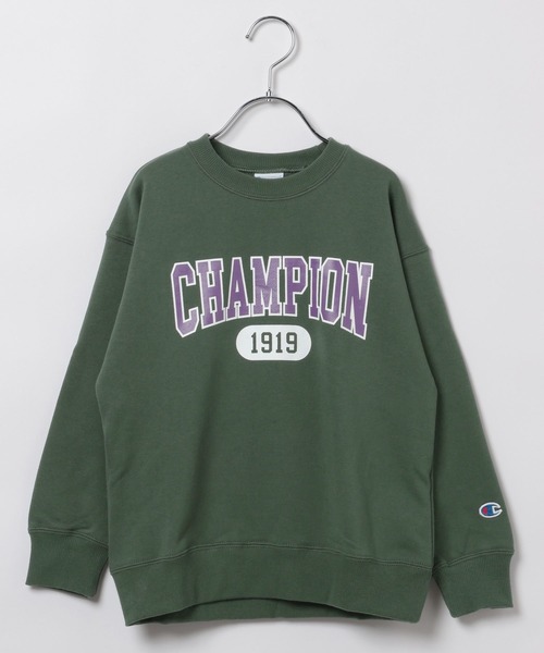 FRAMeWORK Champion ロゴプリントスウェット Champion（チャンピオン） トレーナー 「」ロゴプリントスウェット