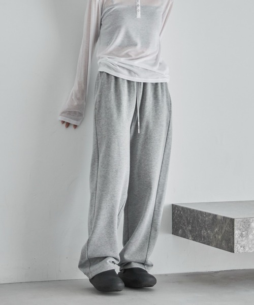 feepur（フェピュール） スウェットパンツ ジャージ 裏起毛カーブ