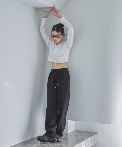 feepur（フェピュール） スウェットパンツ ジャージ 裏起毛カーブ