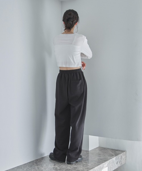 feepur（フェピュール） スウェットパンツ ジャージ 裏起毛カーブ