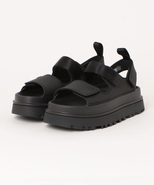 「UGG」 フラットサンダル 7 ブラック レディース_画像4