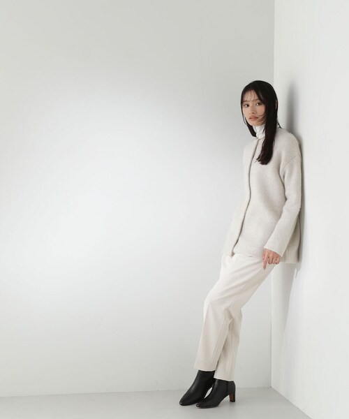 「NATURAL BEAUTY BASIC」 ニットカーディガン FREE オフホワイト レディース_画像8