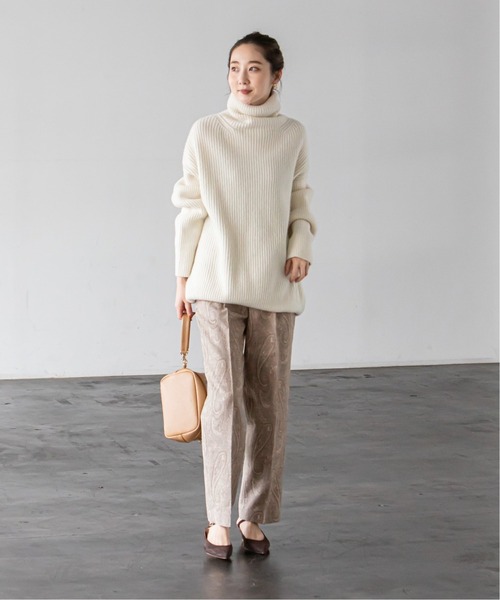 「NOBLE」 パンツ 36 ベージュ レディース_画像2