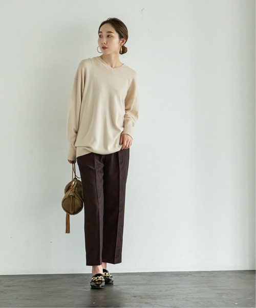 「NOBLE」 パンツ 36 ベージュ レディース_画像7