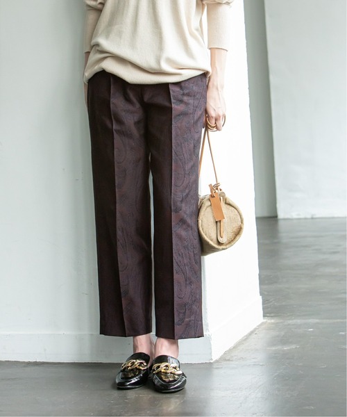 「NOBLE」 パンツ 36 ベージュ レディース_画像9