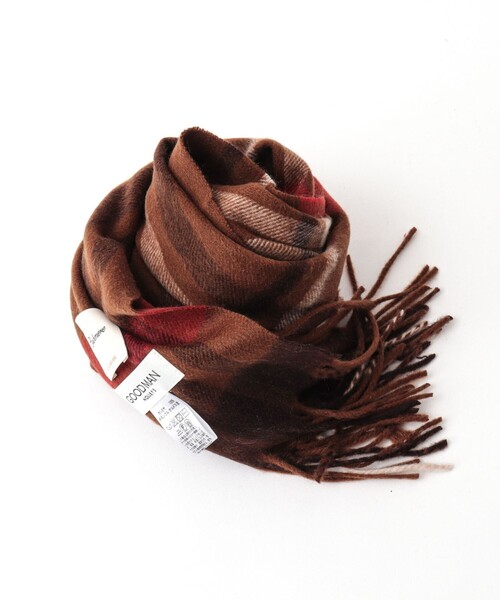 NOLLEY'S（ノーリーズ） ストール マフラー カシミヤチェックマフラー