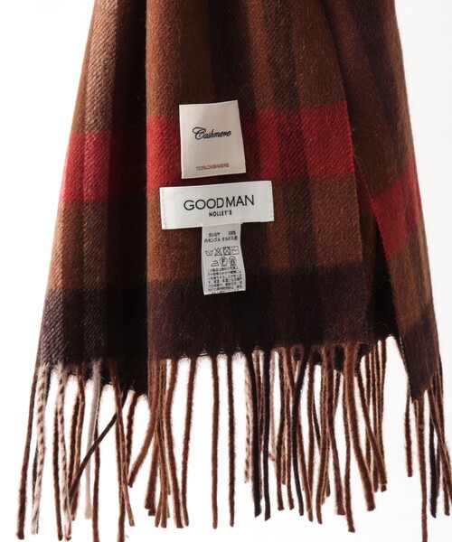 NOLLEY'S（ノーリーズ） ストール マフラー カシミヤチェックマフラー