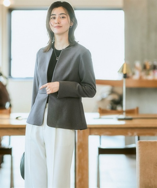 7days Life Styling セットアップ 「レディーススーツ」ペプラム
