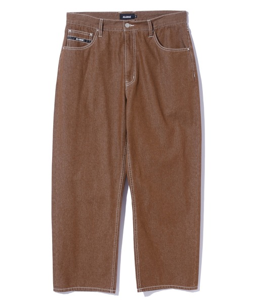 「新品未使用」XLARGE ワークパンツ ブラウン XLARGE（エクストラ ラージ） パンツ 30inch ブラウン メンズ