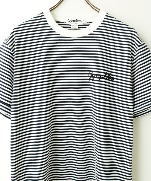「GYMPHLEX」 半袖Tシャツ 14 サックスブルー レディース_画像3