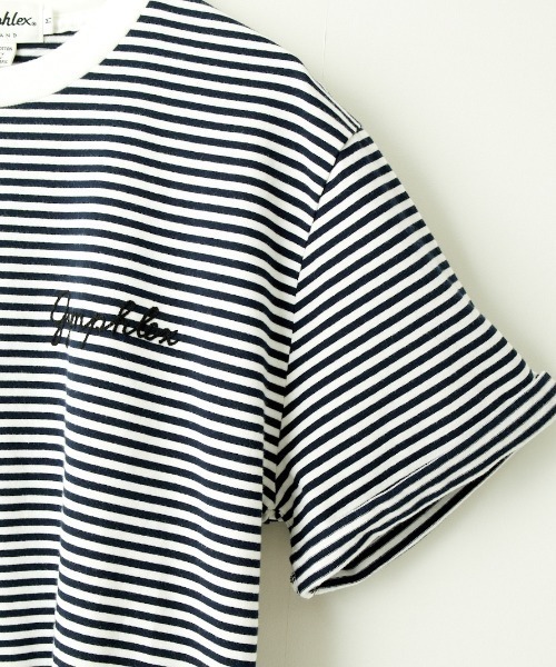 「GYMPHLEX」 半袖Tシャツ 14 サックスブルー レディース_画像4