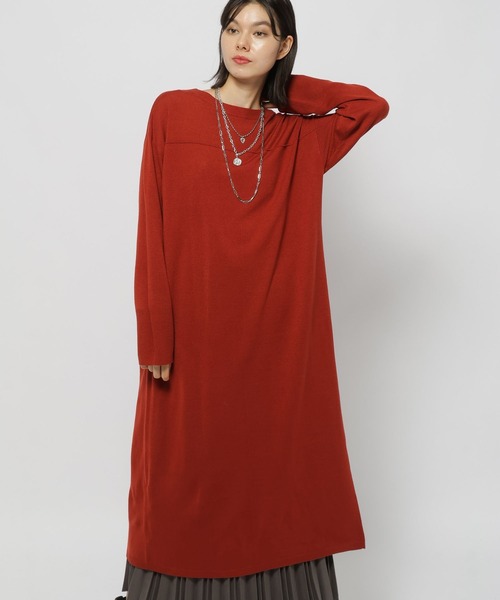 niko and…（ニコアンド） ワンピース 2WAYセンタースリットワンピース