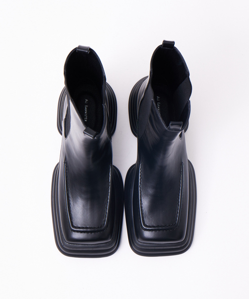 「Au BANNISTER」 ショートブーツ 37 ブラック レディース_画像3