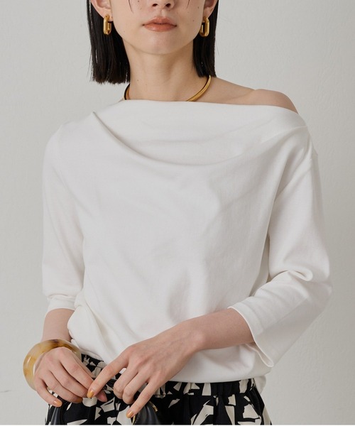 Loungedress（ラウンジドレス） 7分袖カットソー FREE オフホワイト
