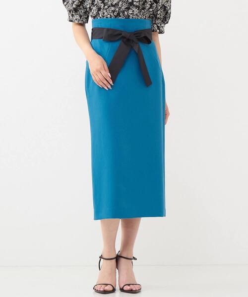 「TIARA」 タイトスカート 4 ベージュ レディース_画像2