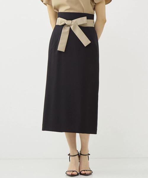 「TIARA」 タイトスカート 4 ベージュ レディース_画像3