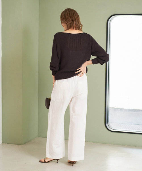 「Plage」 長袖ニット FREE ブラウン レディース_画像4