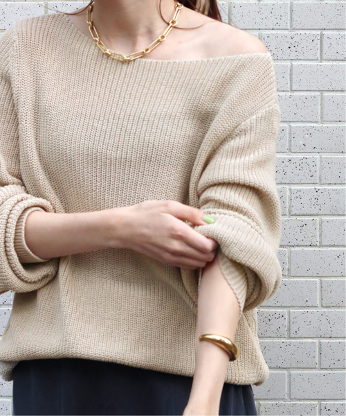 「Plage」 長袖ニット FREE ブラウン レディース_画像5