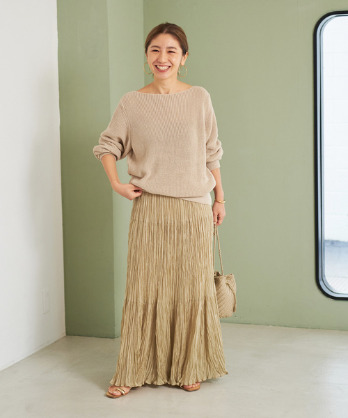 「Plage」 長袖ニット FREE ブラウン レディース_画像9