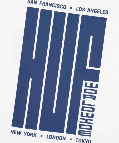 「HUF」 半袖Tシャツ X-LARGE ホワイト メンズ_画像2