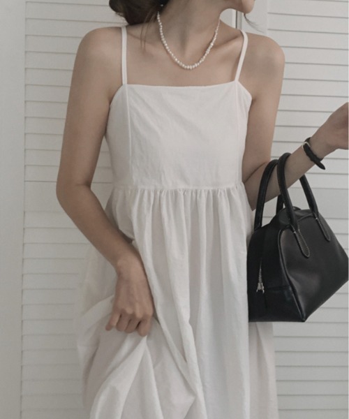 「a lot of love」 キャミソールワンピース S ホワイト レディース_画像5